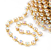 Brass Rhinestone Strass Chains CHC-T002-SS14-02C-2