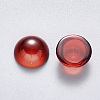 Transparent Spray Painted Glass Cabochons GLAA-S190-013C-G05-2