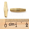 Rack Plating Eco-friendly Brass Beads KK-M257-08B-G-3
