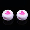 Opaque Acrylic Beads MACR-N008-57F-3