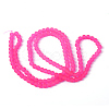 Baking Paint Transparent Glass Bead Strands GLAA-S031-6mm-35-3