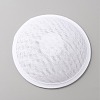 Cotton & Felt Round Fascinator Hat Base for Millinery AJEW-WH0342-56C-1