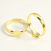 Adjustable Brass Pad Ring Bases KK-WH0001-002G-RS-1