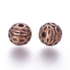 Tibetan Style Zinc Alloy Beads PALLOY-L230-01R-NR-2
