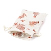Christmas Theme Cotton Fabric Cloth Bag ABAG-H104-B-4