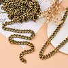 3.28 Feet Iron Cuban Link Chains X-CH-R013-14x10x3-AB-4