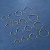 32Pcs 8 Styles Iron Huggie Hoop Earring Findings IFIN-FS0001-49A-9