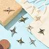 8Pcs 8 Styles Zinc Alloy Lapel Pins for Backpack Clothes JEWB-CJ0003-67-6