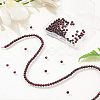 Natural Garnet Beads Strands G-OC0001-25-4mm-5