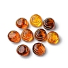 Imitation Amber Transparent Acrylic Beads X-MACR-D071-02E-2