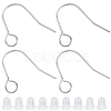 100Pcs 304 Stainless Steel Earring Hooks STAS-BBC0008-78C-1