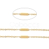 Ion Plating(IP) 304 Stainless Steel Rectangle Link Chains STAS-B041-09G-2