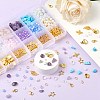 DIY Mixed Stone Chip & Glass Beads Jewelry Set Making Kit DIY-FS0002-34-5