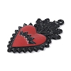 Rack Plating Alloy Enamel Pendants LS-PALLOY-F018-30EB-02-2