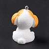 Opaque Resin Pendants RESI-E032-01P-04-3