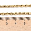 304 Stainless Steel Rope Chain Necklaces NJEW-F226-03G-05-3
