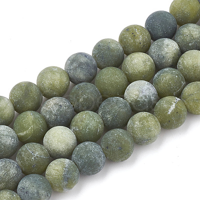 Natural Chinese Southern Jade Beads Strands G-T106-071-1