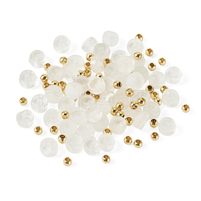 50Pcs Natural Quartz Crystal Beads G-TAD0001-10-1