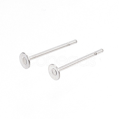 Non-Tarnish 304 Stainless Steel Stud Earring Findings A-STAS-D448-088P-3mm-1