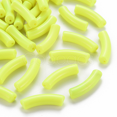 Opaque Acrylic Beads MACR-S372-002B-S023-1