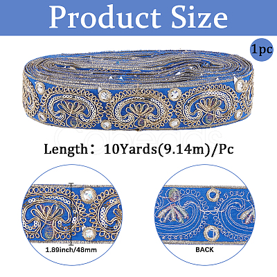 Ethnic Style Polyester Ribbon for Sewing Decoration OCOR-WH20007-26B-1