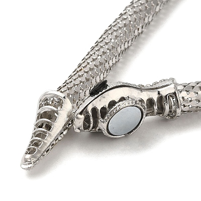 Alloy Popcorn Chain Necklaces LS-NJEW-Z020-01A-P-1