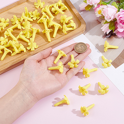 50Pcs Handmade Polymer Clay Beads CLAY-PH0002-18B-1