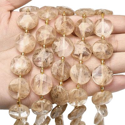 Coffee Watermelon Stone Glass Beads Strands G-A292-A04-01-1
