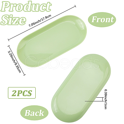 Plastic Nail Salon Utility Trays AJEW-CP0010-96A-1