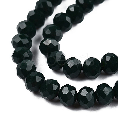 Opaque Solid Color Glass Beads Strands LS-EGLA-A034-P4mm-D12-1