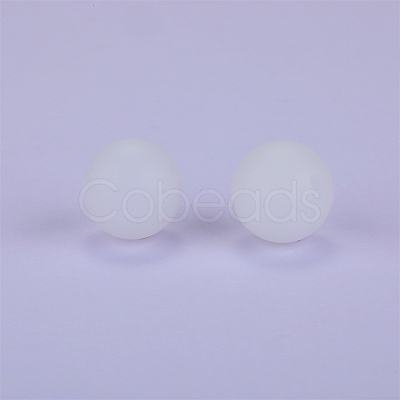 Round Silicone Focal Beads SI-JX0046A-31-1