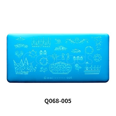 Stainless Steel Nail Art Stamping Plates MRMJ-Q068-005-1