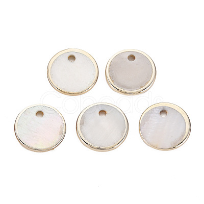 Natural Freshwater Shell Charms SHEL-T018-31A-1