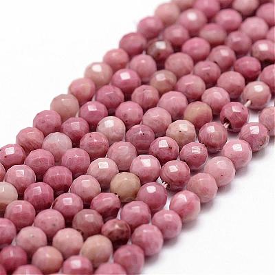 Natural Rhodonite Beads Strands G-D840-16-6mm-1