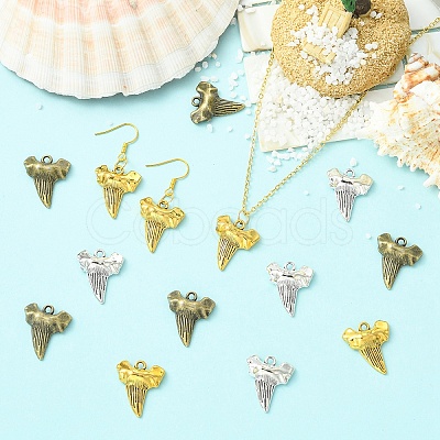 30Pcs 3 Colors Tibetan Style Alloy Pendants FIND-YW0012-30-1