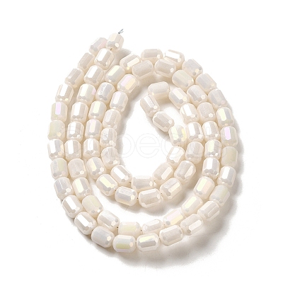 Electroplate Glass Beads Strands EGLA-D031-01J-1