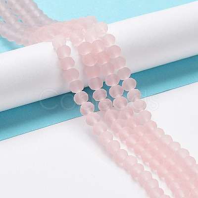 Transparent Glass Beads Strands X1-EGLA-A034-T6mm-MD22-1