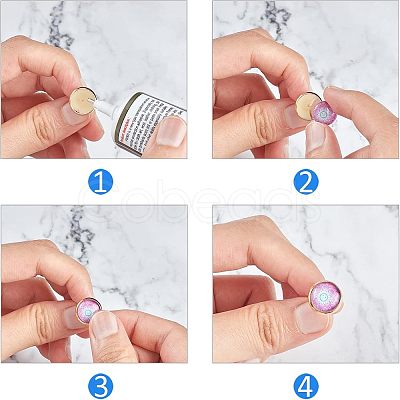 DIY Stud Earring Making Kits DIY-UN0002-59-1