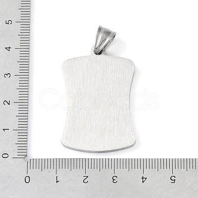 304 Stainless Steel Pendants STAS-O008-01L-1
