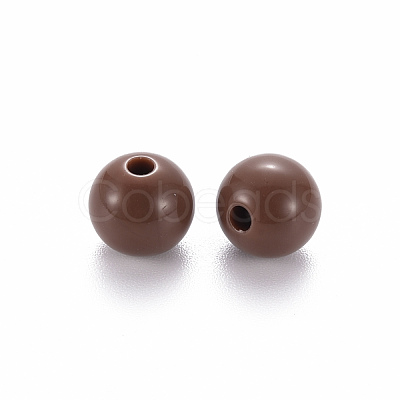 Opaque Acrylic Beads X-MACR-S370-C8mm-A17-1