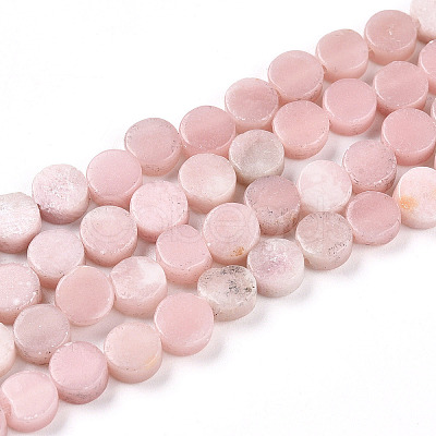 Natural Pink Opal Beads Strands G-N346-06A-06-1