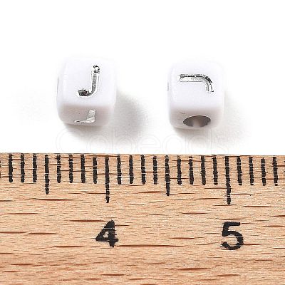 Opaque Acrylic Beads OACR-D282-06J-1