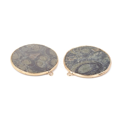 Natural Kambaba Jasper Pendants G-E526-10G-1