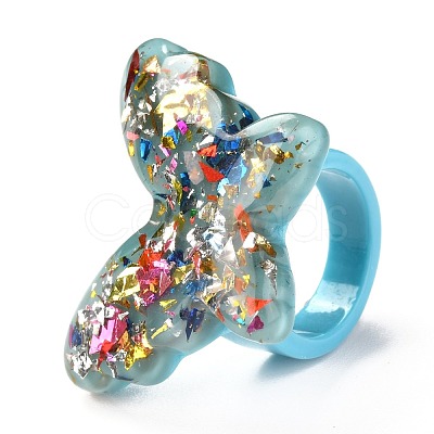 Acrylic Finger Rings RJEW-M137-01B-1