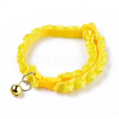 Adjustable Polyester Lace Dog/Cat Collar MP-K001-B05-1