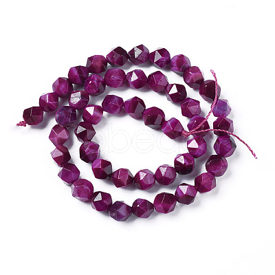 Natural Tiger Eye Beads Strands G-I217-A-01G-1