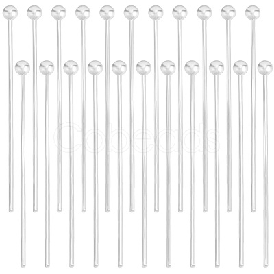 200Pcs Brass Ball Head Pins FIND-BBC0015-90B-1