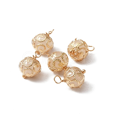 ABS Plastic Imitation Pearl Charms KK-TAC0011-02A-1