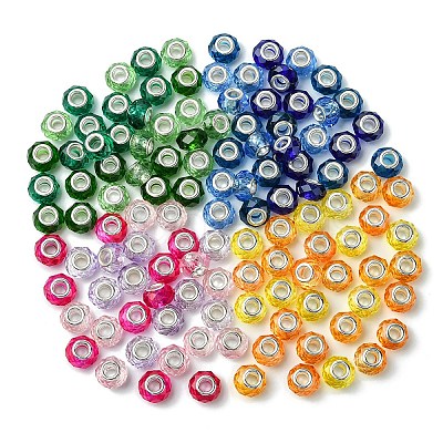 30Pcs 3 Colors Handmade Glass European Beads GLAA-YW0004-21A-1