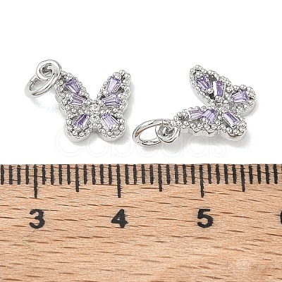SHEGRACE Brass Pave Clear Cubic Zirconia Pendants XGRQ3Q688-628P-D-1